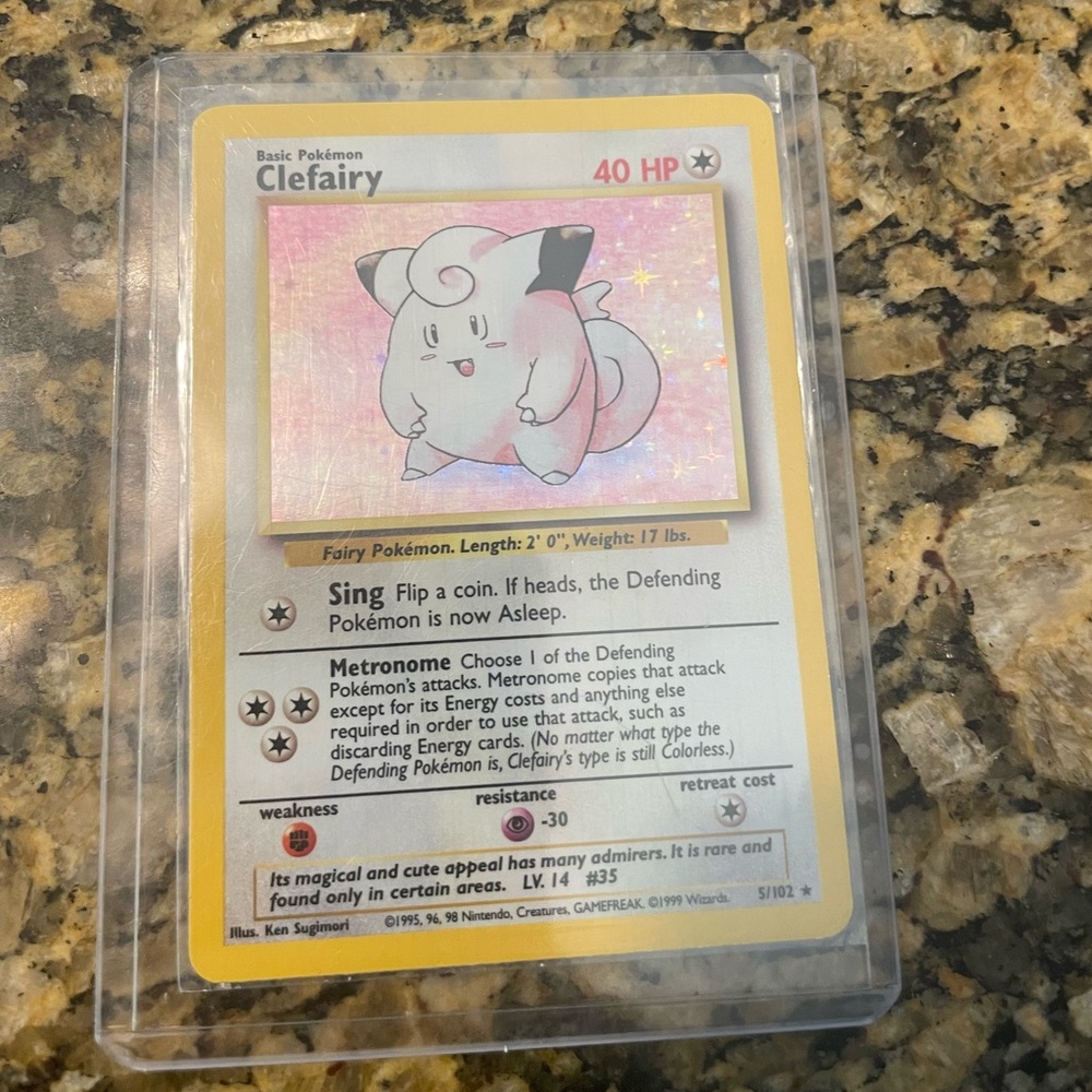 Clefairy Holo 1999 Base Set 5/102